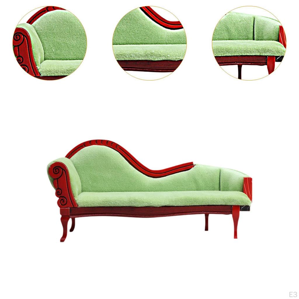 1:12 Doll House Mini Sofa Dollhouse Decoration Simulation Furniture for Party Favors