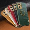 For Xiaomi Redmi Note 11T Pro 5G/Note 11T Pro+ 5G/Poco X4 GT 5G/Redmi K50i 5G Ring Kickstand Electroplating Phone Case PU Leather Coated TPU Cover