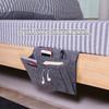 Soft Felt Hanging Storage Bag Premium Polyester Remote Control Holder  For Bedroom