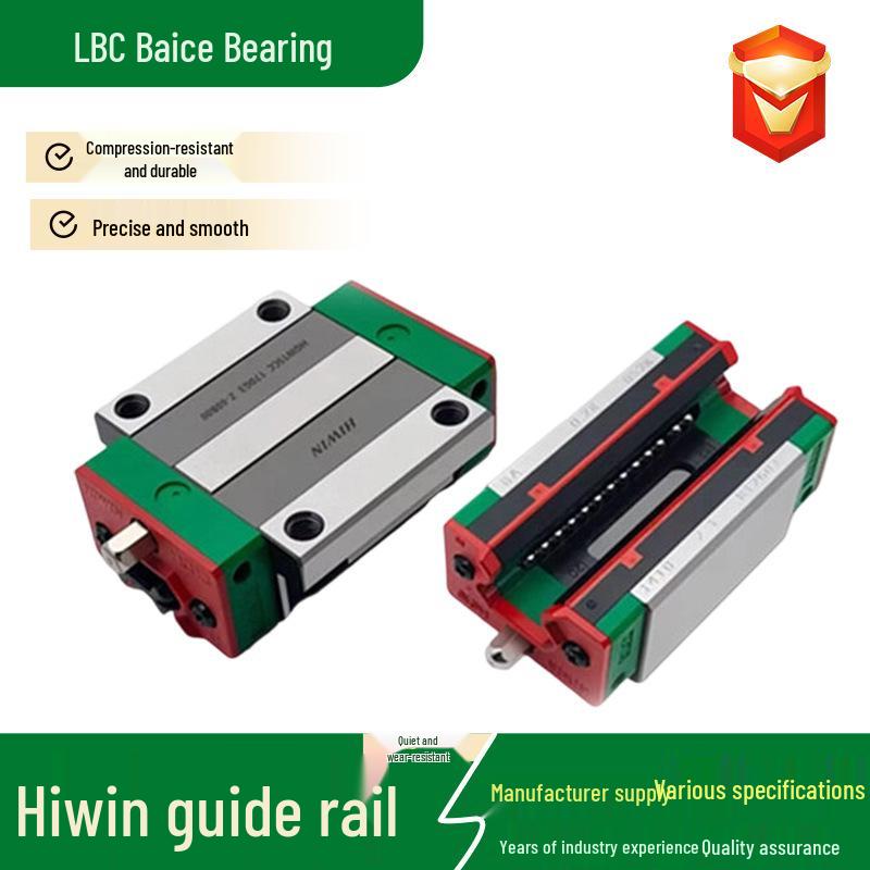 HIWIN Linear Guide Rail Slide EGH/EGW Series (Sizes: 15, 20, 25) - Available