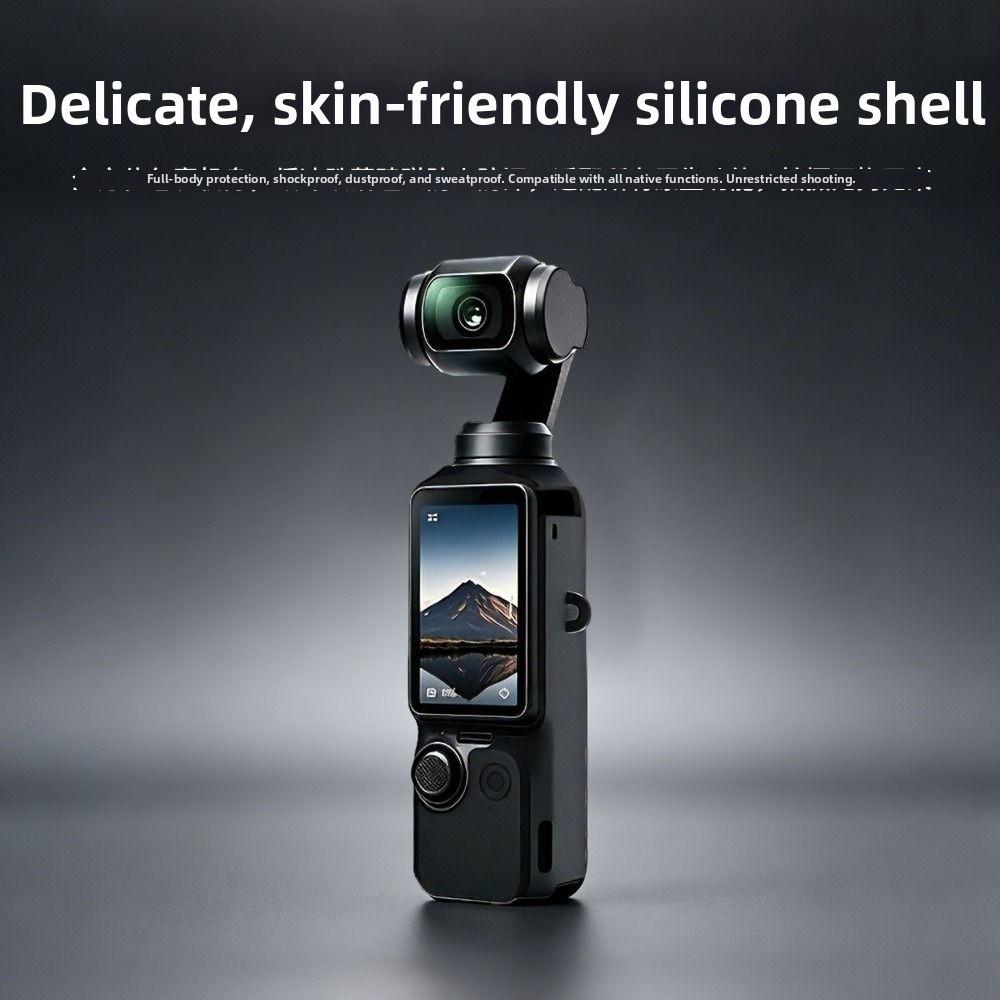 Silicone Screen Protector Lens Cover for DJI Osmo Pocket 4 Action Camera Accessories