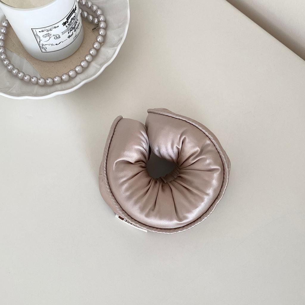 Sponge Sleep Elastic Ponytail Holder Hair Scrunchies for Women Hair Accessories Girls Soft Solid Satin Filled Cotton Big Bands