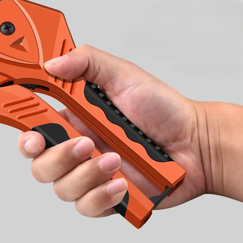 Pipe Cutter Plumber Scissors Ratcheting PVC PPR Plastic Hoses and Plumbing Cutter Tool for Pipeline Construction Maintenance
