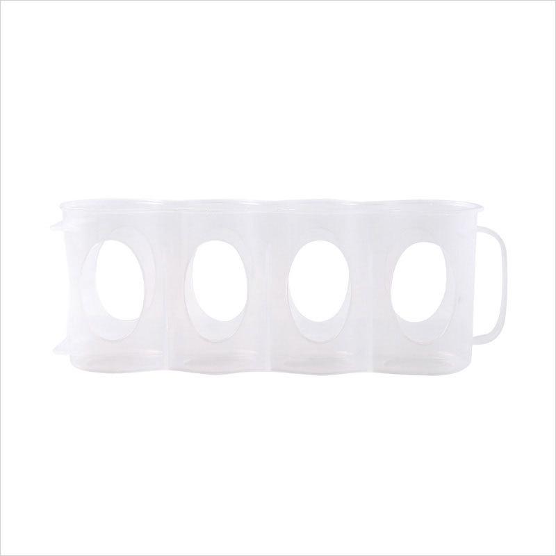 

Портативный ящик для хранения банок с газировкой, подходит для полки холодильника, подставка для пивных банок, прозрачный пластик, выдвижная полка для хранения в холодильнике прозрачный