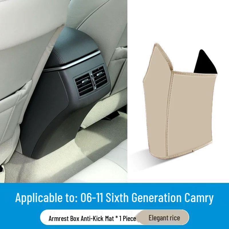Toyota Camry 8th/9th Gen Armrest Box Kick Pad & Rear Air Vent Protector