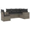 VidaXL Garden Lounge Set with Cushions 5 Pcs, Patio Sofas, Patio Furniture Set, Outdoor Furniture, Grey 3254907