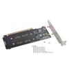 Xiwai 4X NVMe M.2 AHCI - PCIe Express 3.0 Gen3 X16 RAID Card VROC Raid0 Hyper Adapter.