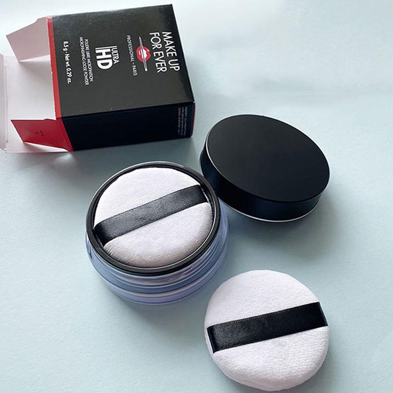 2Pcs Professional Round Shape Portable Facial Powder Foundation Puff Soft Cosmetic Puff Makeup Foundation Sponge Beauty Tool