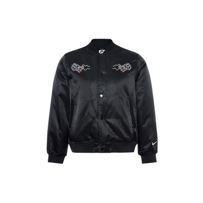 Lunar New Year Collection FW23 Dragon Year Embroidered Casual Sports Jacket Women Jacket Black FZ6533-010