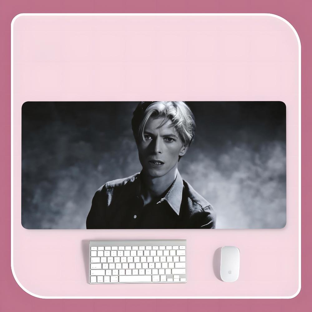 D-David S-Singer B-Bowies Mouse Pad 900x400mm Rectangular Pad PC Keyboard Office Table Rubber 900x400mm Mat XXL Laptop Lock Edge