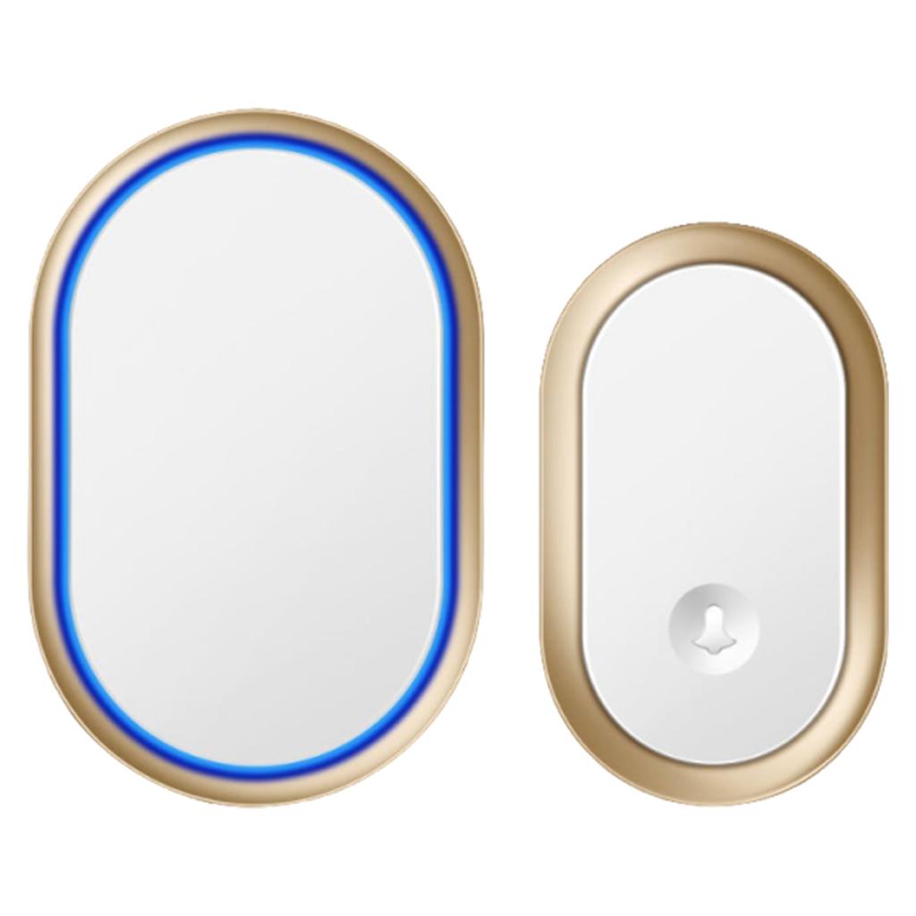 Wireless Doorbell Adjustable Volume Battery Type Welcome Chime Call Bell for Elderly/Patient/Disabled At Home