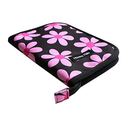 Hanna Hula Maternity Notebook Case Multi Case M Size Retro Flower Pink