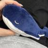 12cm Plush Whale Pendant Soft Stuffed Sea Animal Plush Toy Cartoon Blue Whale Keychain Bag Decoration Cute Birthday Gift