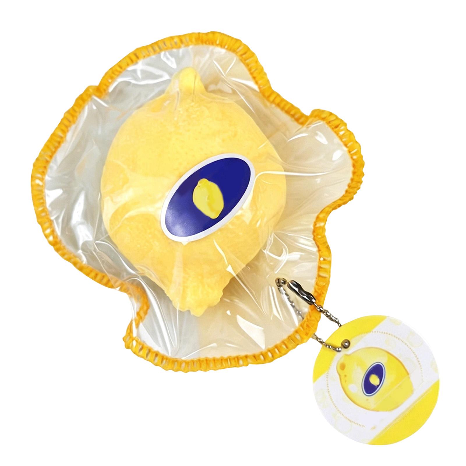 Lemon Stress Toy Slow Rising Soft Desktop Ornament One Size