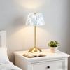 Pleated Table Lamp Cordless Touch Control   1200mAh Rechargeable Battery Operated Nightstand Lamp for Bedroom Living Room