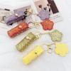 Portable Lipstick Bag Pouch Lip Balm Bag Keychain Holder Creative Lipsticks Protective Cover With Mirror