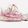 Popular thick-soled dopamine popular little white shoes women's spring 2025 new versatile muffin heightening pink board shoes