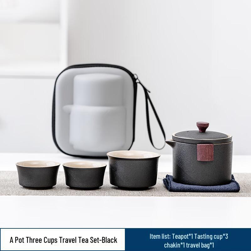 Portable Ceramic Kung Fu Travel Tea Set