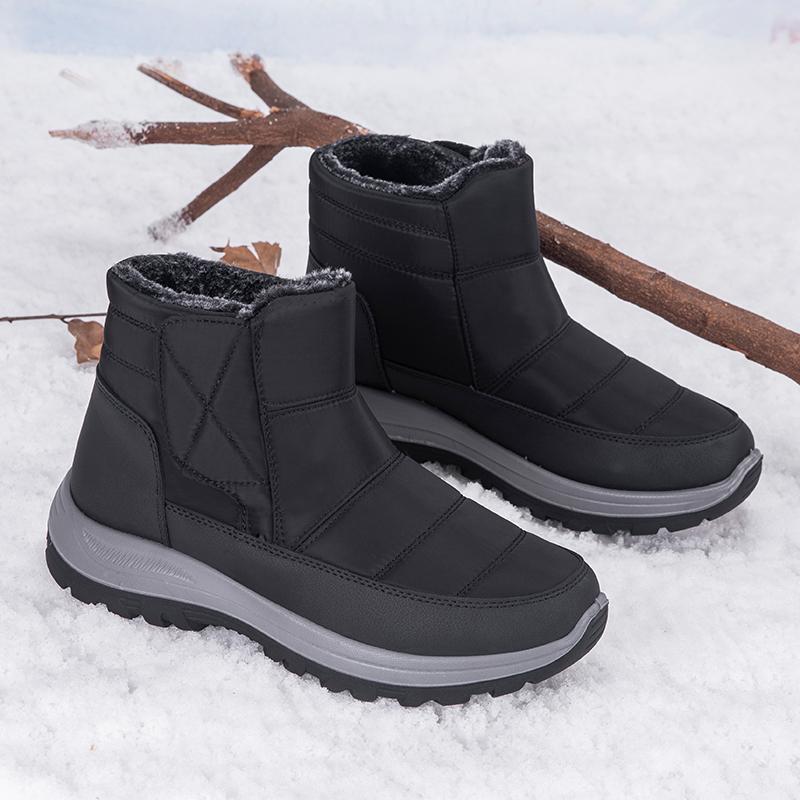 Neue Winter Herrenstiefel Schneestiefel Verdicken Warm Plüsch Wasserdicht Rutschfest Outdoor Lässige Stiefeletten Größe 36-46 Herren Baumwollschuhe