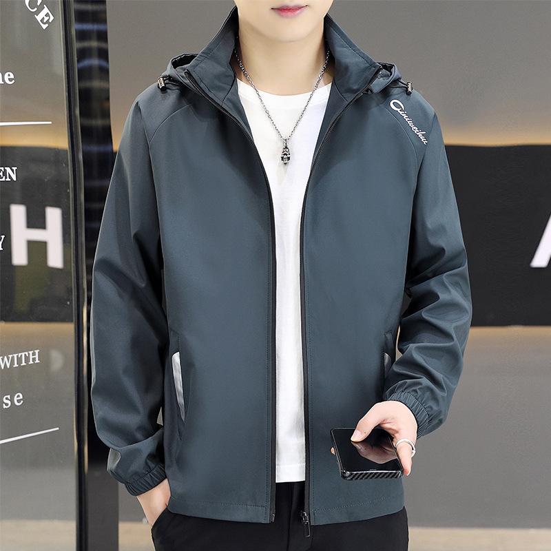 Осенне-зимняя мужская термокуртка с капюшоном — фото 4