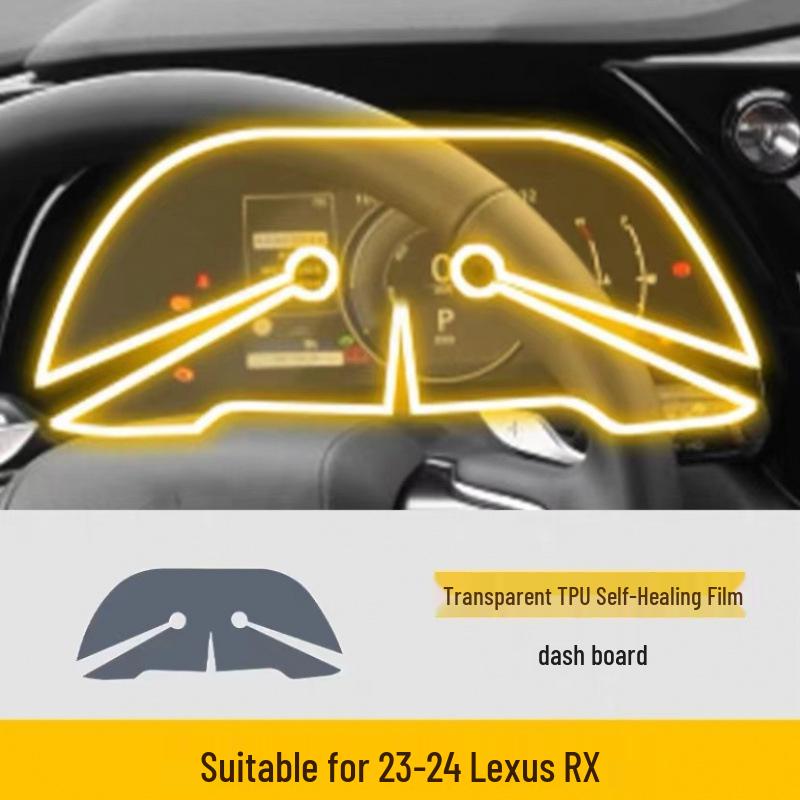 Lexus RX350h Center Console Screen Protector: Interior Film for 2023-2024 Models