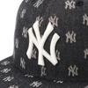 Cap 59FIFTY MLB Monogram Jacquard NY 7 5950 MLB JAQ NEYYAN BLK CHR 14388853 NER36C6673 [New Era] Schwarz/Chrom 1/2