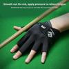 1Pc Man Billiards Gloves Pool Gloves 3 Fingers Show For Left Hand Anti-Slip Breathable Snooker Gloves Billiards Accessories