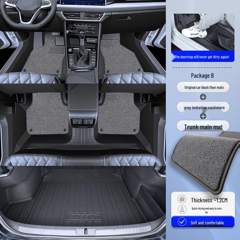 Carpet-Style TPE Floor Mats for Buick Regal 17 - Custom Fit Interior Body Kit Accessories