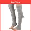 Over-the-knee Mid-tube Socks For Women Thickened Cotton Material Breathable And Moisture-wicking