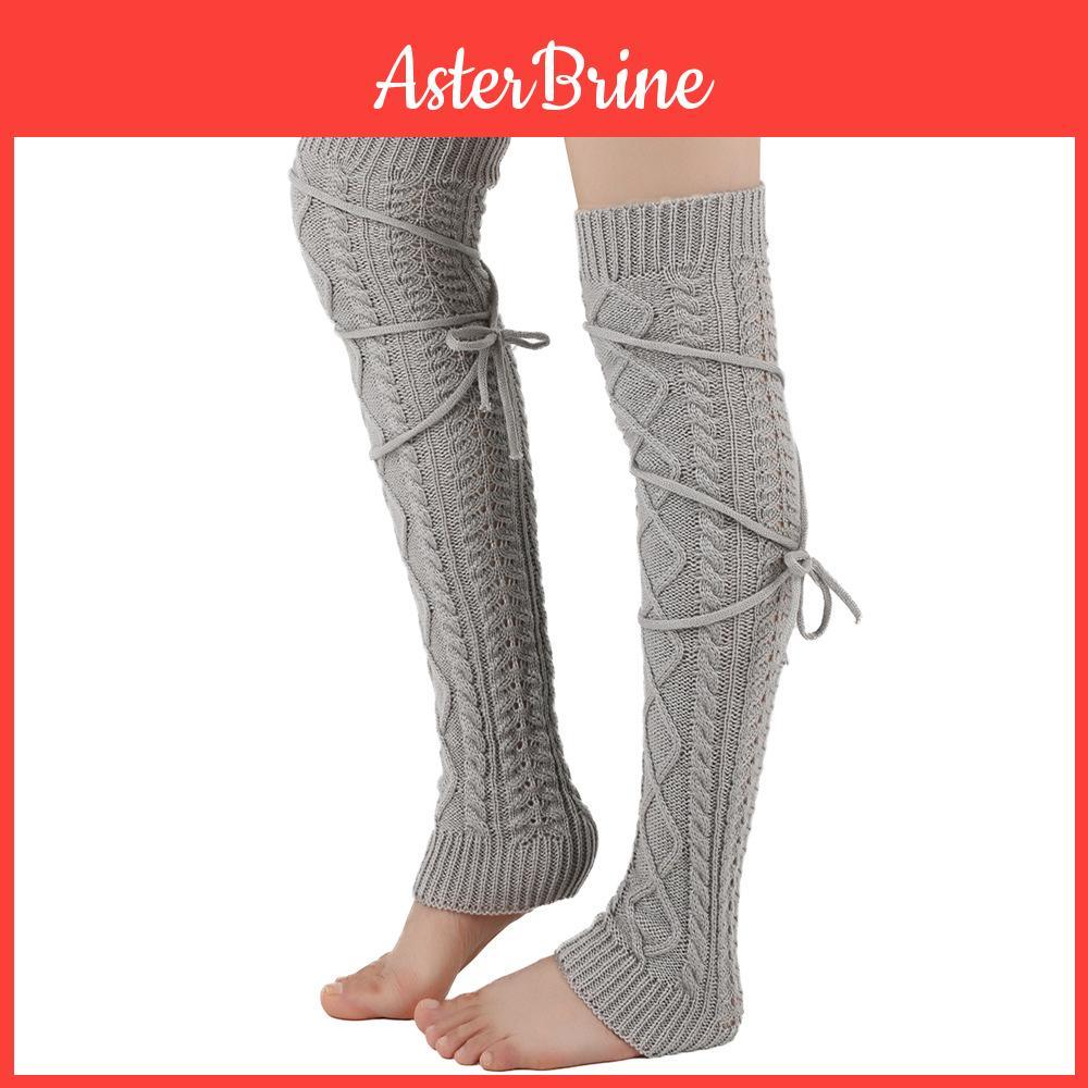 Over-the-knee Mid-tube Socks For Women Thickened Cotton Material Breathable And Moisture-wicking