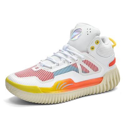 Wholesale Custom Fashion Oem Outdoor Non Slip Basket Ball Sneaker Mid Cut Durable Ankle Basketball Shoes Men