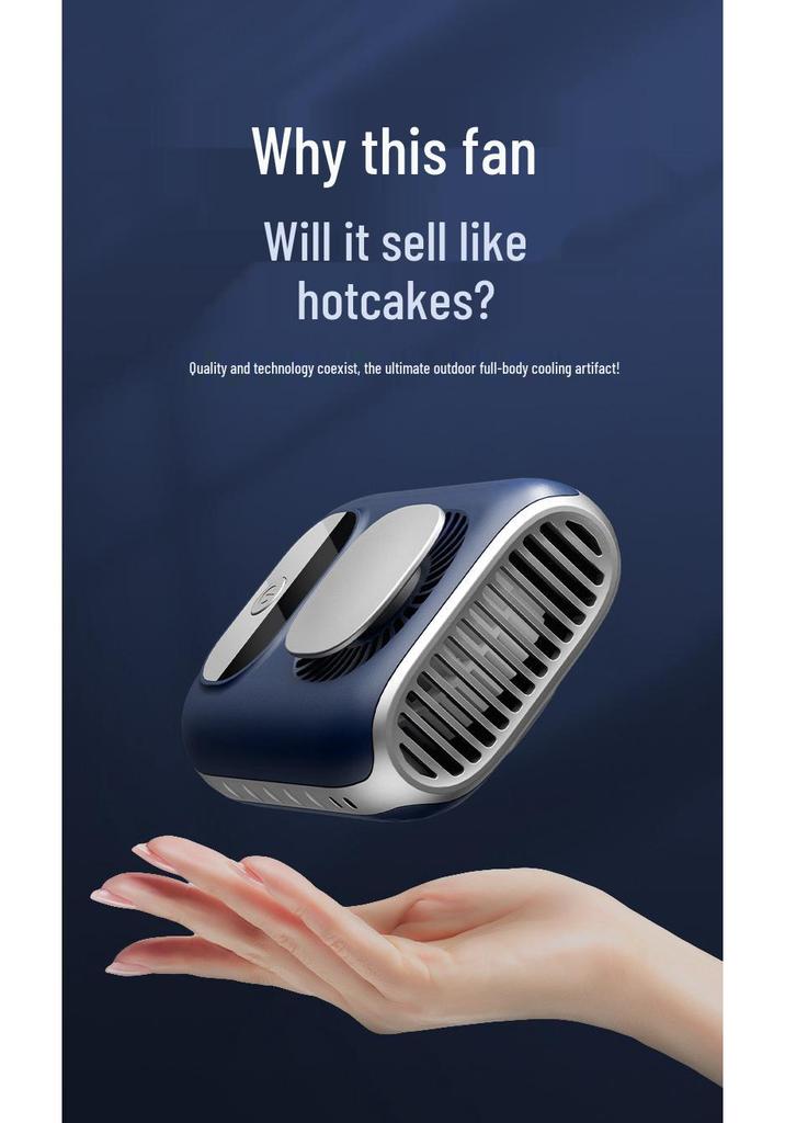 2026 Portable Clip-On Waist Fan: Compact Outdoor Cooling Solution