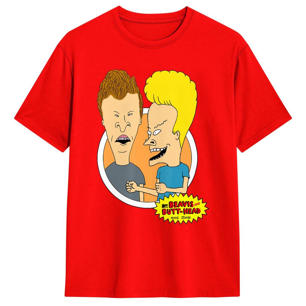 Unisex Tshirts Beavis And Butthead Funny 100 Cotton Tees Short Sleeve T Shirt Crewneck Tops Graphic Printed