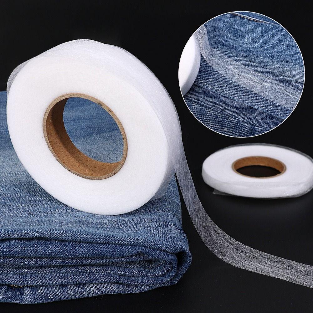 New 60M Interlining Adhesive Tape Double-sided DIY Sewing Interlining Non-woven Sewing Tool for Shorten Repair Pants