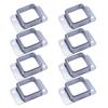 Fence Wall Mount Bracket Replacement Double Flange Square Brackets Deck Fence Wall Mount Rail End Bracket Connector
