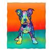 Boston Terrier Blanket Soft Cozy Boston Terrier Cute Puppy Dog Throw Blanket for Kids Girls Women Adults Boston Dog Lover Gifts