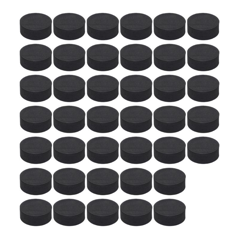 Adhesive-Backed Round Cushion Grip Set, Dense 40 Count for Speaker Feet, Quiet Contact, Scratch Guard and Home Care