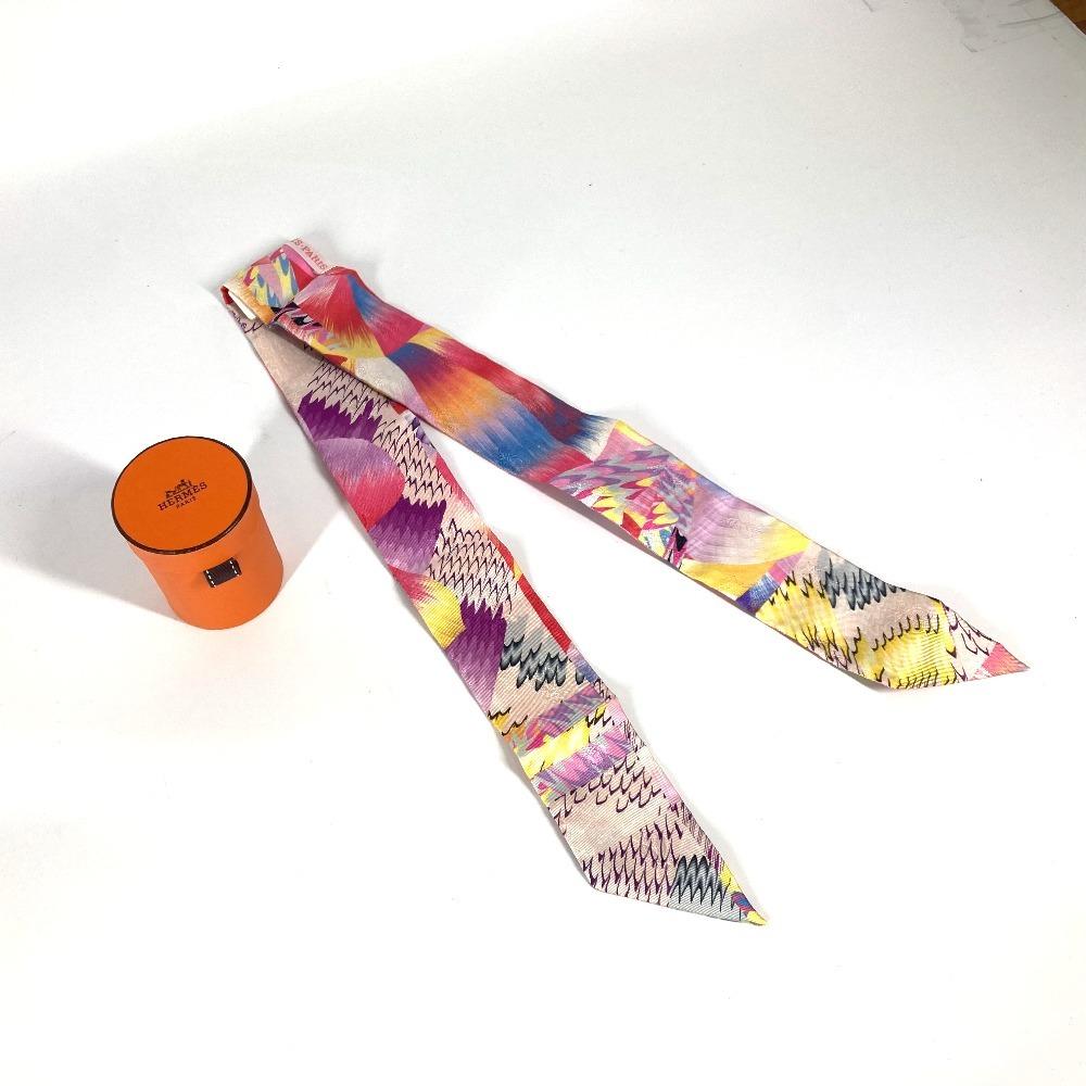 HERMES Twilly Twilly Kyoto Marble Scarf silk Multicolore Unused