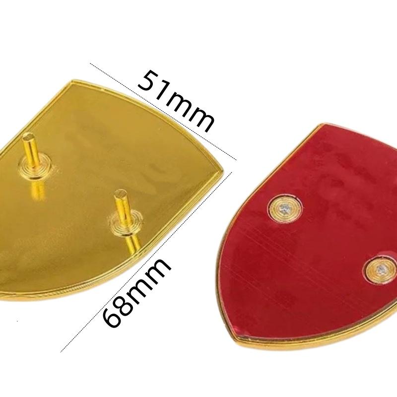 New High Quality Design 68x51mm 3D Metal Color Front Hood Badge Emblem Brand Logo for GTS GT3 GT4 S 4 золотой