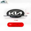 Kia K2KX3K4KX5 Black & Red Car Emblems: Front, Rear, Grille, Trunk, Steering Wheel