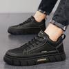 Men'S Shoes Autumn Waterproof And Non-Slip Chef Shoes Work Labor Insurance Shoes Board Shoes Men'S Sports And Leisure Black Leather Shoes