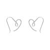 Twisted Heart-Shaped Earrings - Trendy Big Statement for Women