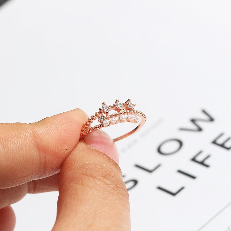 Delicate Ladies Fashion Open Ring In Gold Decorative Accessories For Outings