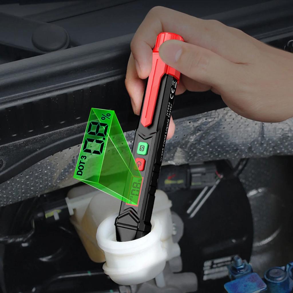 Brake Fluid Liquid Tester Pen Oil Moisture Detector Vehicle Automotive Diagnostic Test Tool Brake Fluid Liquid Tester Pen