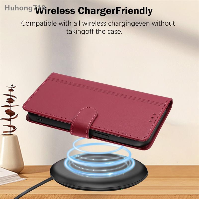 For Nothing CMF Phone 1 2A 2 3 3A 4A Pro Lite Flip Wallet Case Leather Cover With Card Slot Hand Strap Wireless Charging