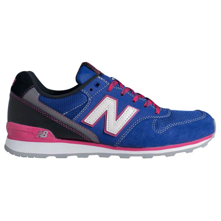 New Balance Nb 996 Series Retro Leather Mesh Low Top Running Shoes Women Sneaker Blue Black WR996EG
