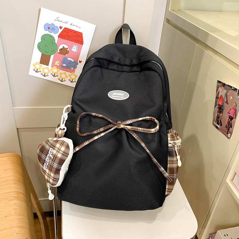 Schoolbag cute girl small fresh schoolbag female ins campus junior high school girl high school college student backpack travel backpack