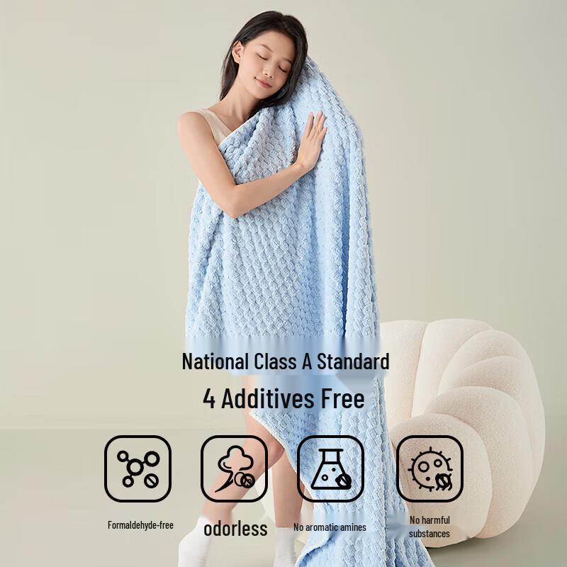 Grace 7A Antibacterial Cloud Grid Bath Towel