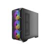 Antec AX-1000 ARGB Case Middle Tower E-ATX Vetro Temperato 3x140mm ARGB