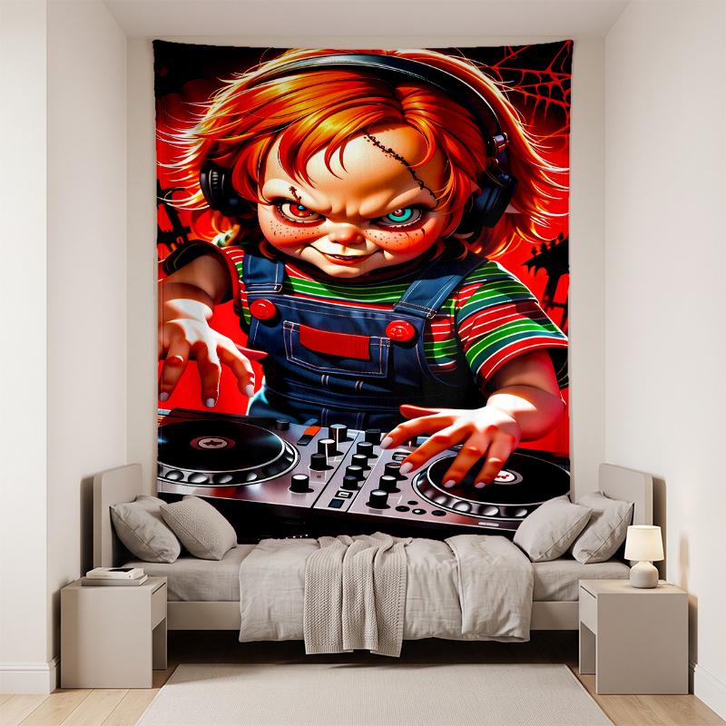Chucky (1) Tapestry Wall Hanging Backdrop For Bedroom Living Room Home Decor